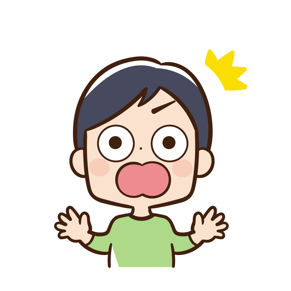 プラモの箱から虫が出てきた男性