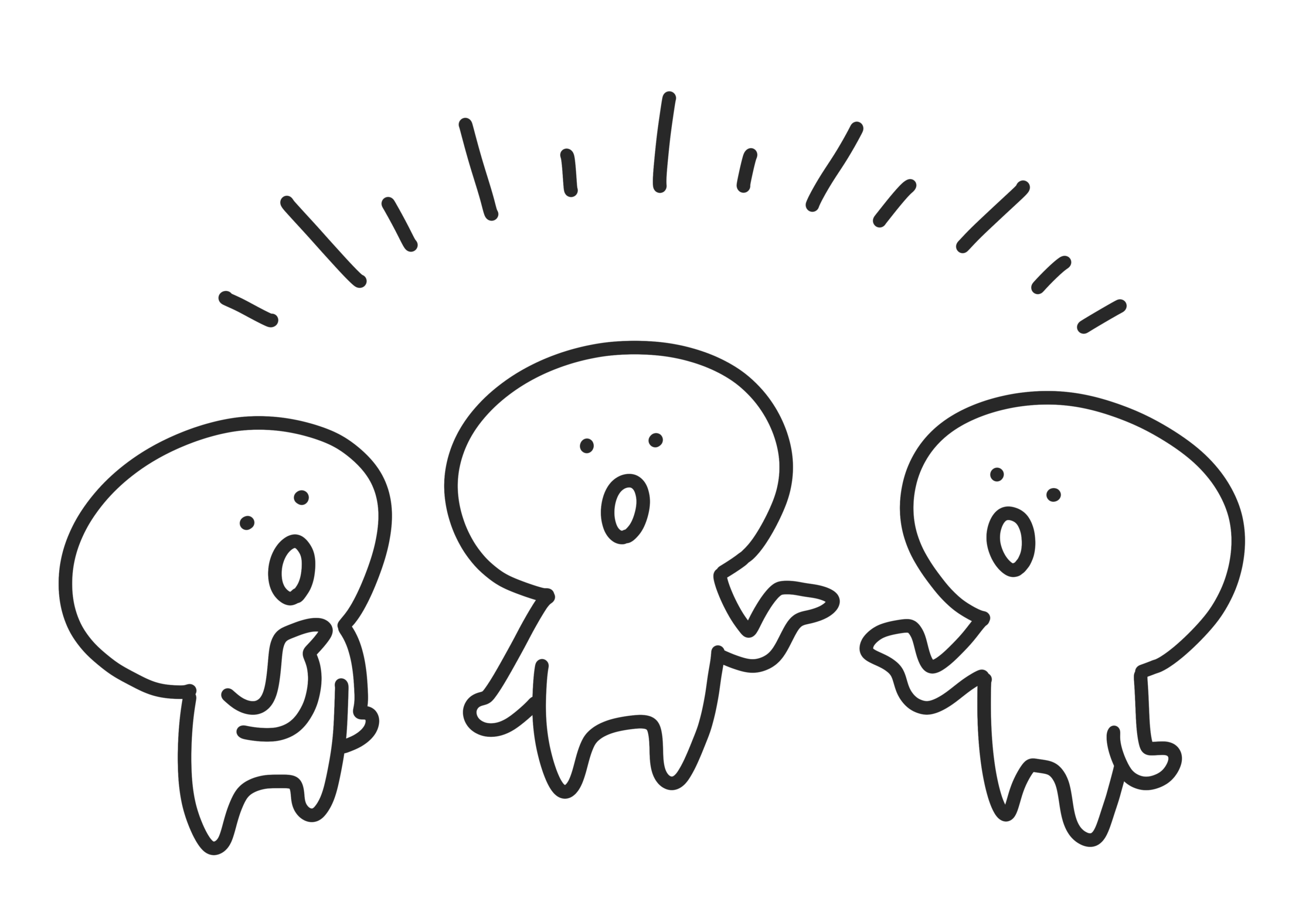 いろんな人たちが積みプラの個数について話し合っている様子